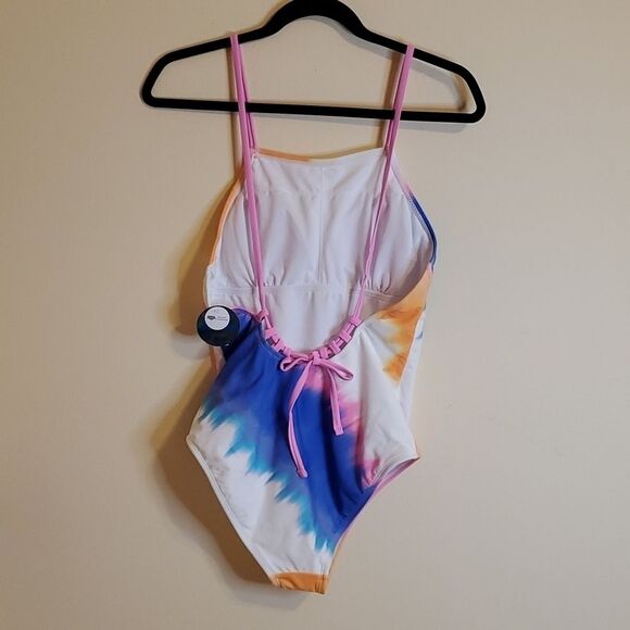 NWT Decree tie dyed one piece swimsuit size Medium - Picture 5 of 9
